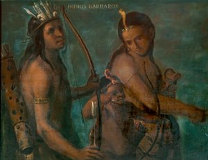 Indios bárbaros, c.1715